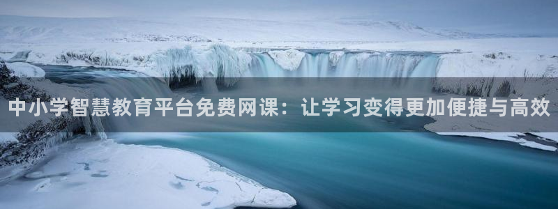 新航机上娱乐：中小学智慧教育平台免费网课：让学习变得更加便捷
