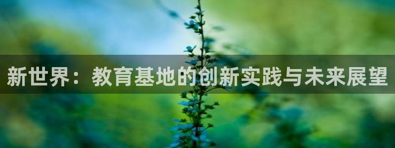 新航娱乐黑：新世界：教育基地的创新实践与未来展望