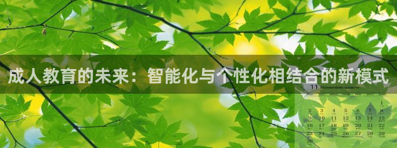 餐饮娱乐新航向：成人教育的未来：智能化与个性化相结合的新模式