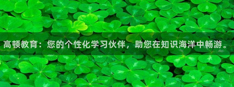 新航娱乐代理：高顿教育：您的个性化学习伙伴，助您在知识海洋中