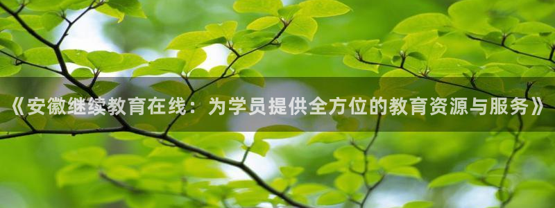 新航娱乐公司地址电话：《安徽继续教育在线：为学员提供全方位的