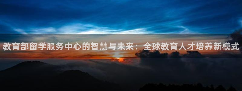新航城娱乐传媒有限公司：教育部留学服务中心的智慧与未来：全球