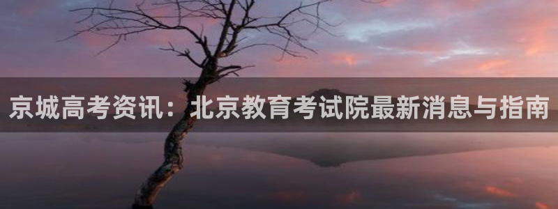 新航娱乐下载安装：京城高考资讯：北京教育考试院最新消息与指南