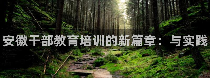 新航娱乐官网地址：安徽干部教育培训的新篇章：与实践