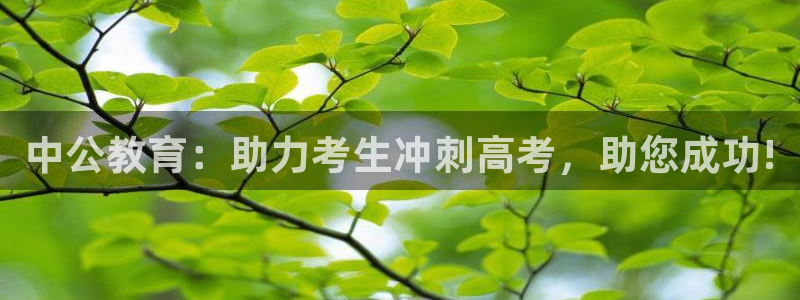 新航机上娱乐：中公教育：助力考生冲刺高考，助您成功!
