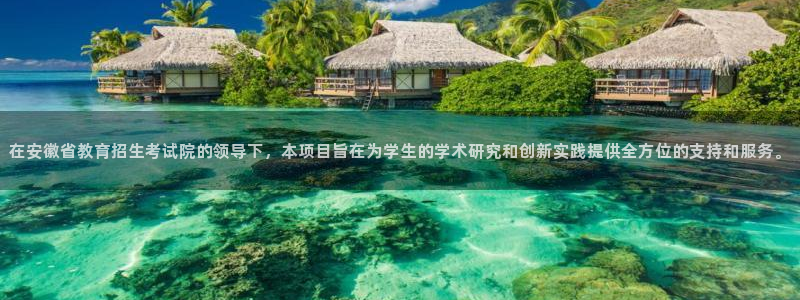 新航娱乐最新消息：在安徽省教育招生考试院的领导下，本项目旨在