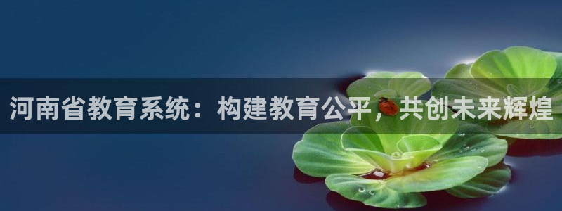 新航娱乐官方网站入口：河南省教育系统：构建教育公平，共创未来