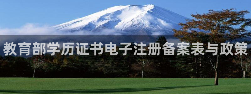 中国证券新航娱乐官网：教育部学历证书电子注册备案表与政策