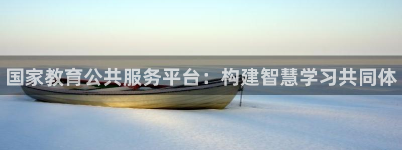 新航娱乐棋牌：国家教育公共服务平台：构建智慧学习共同体