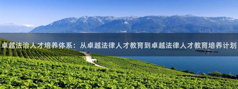 新航娱乐合法吗：卓越法治人才培养体系：从卓越法律人才教育到卓